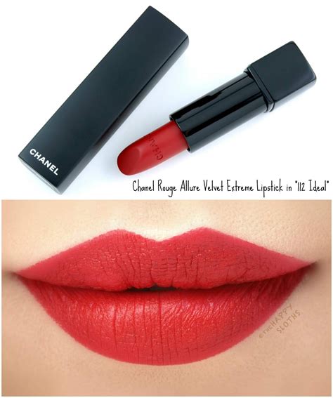 chanel rouge allure velvet extreme 112 ideal